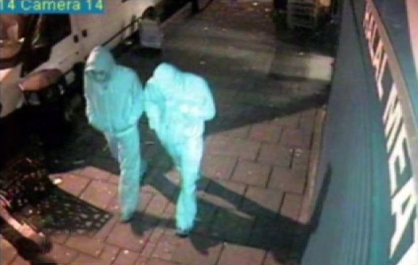 Gayle and Billy were also seen on CCTV approaching the property wearing forensic suits