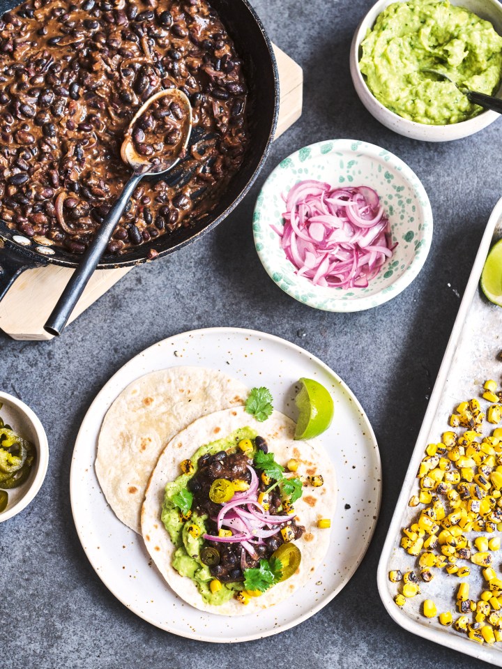 These black bean tacos are full of protein and flavour