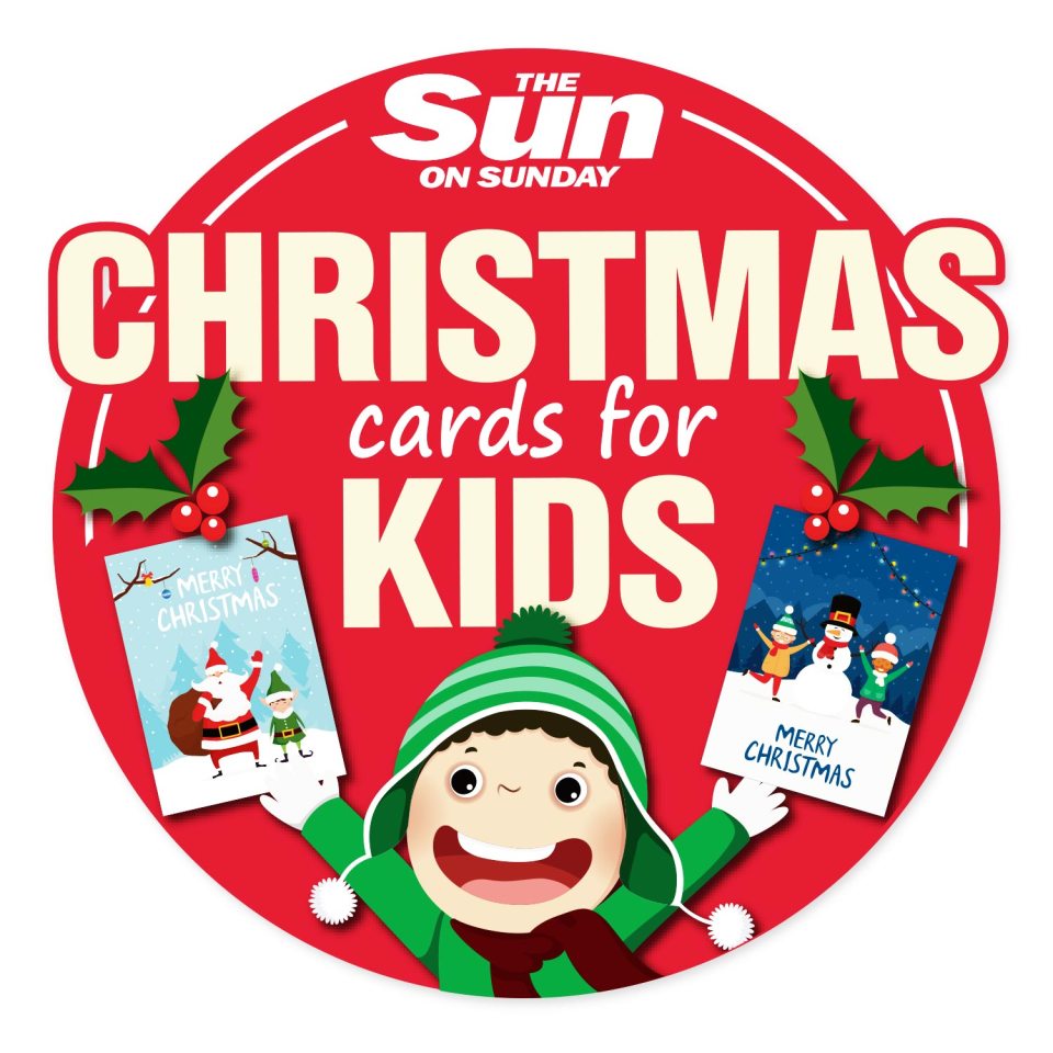 The Christmas Cards for Kids are available at The Entertainer toy stores