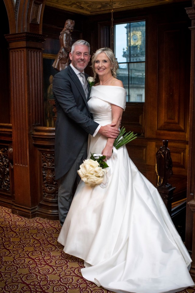 Carol Kirkwood and Steve Randall married on December 27, 2023