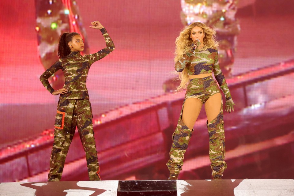 What a moment to see Beyonce joined on stage by daughter Blue Ivy