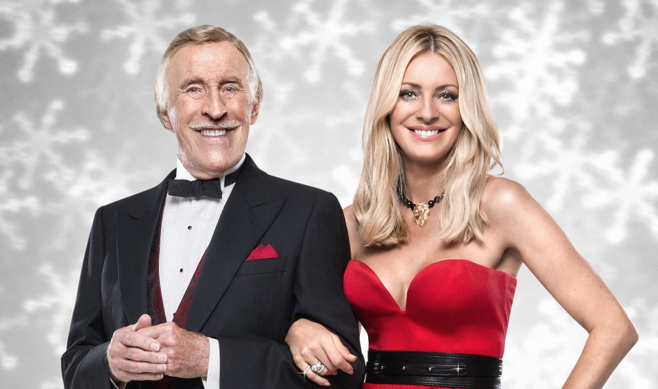 The 2012 Strictly Christmas Special was hosted by Tess Daly and the late Bruce Forsyth