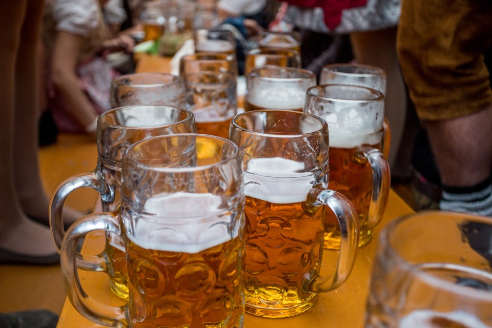 A stein of Hofbrau costs a whopping £12.50