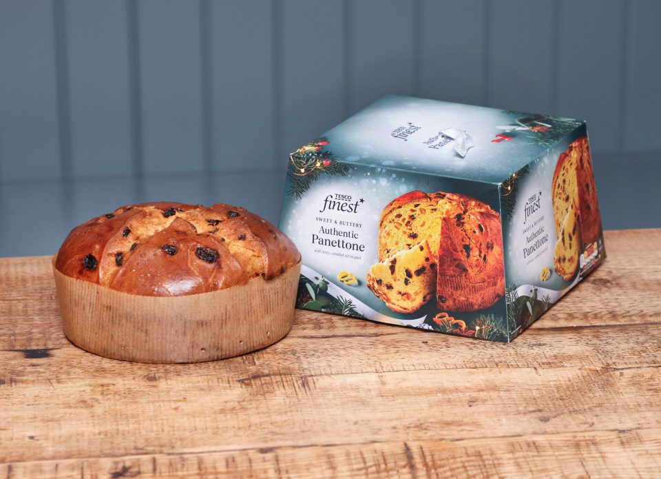 The panettone by Tesco was overly sweet, according to Lynsey