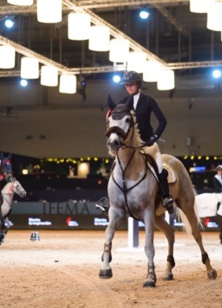 Sira is an equestrian world champion at youth level