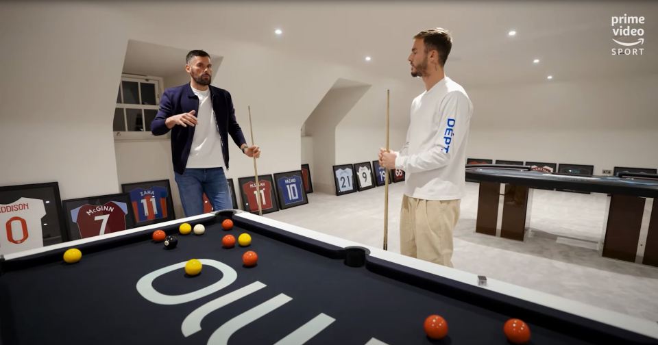 One shirt is Spurs' London rival and ex-blues star Eden Hazard