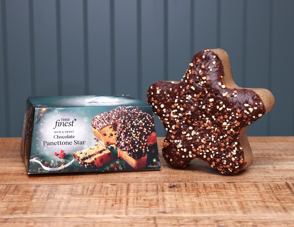 The shape of Tesco's chocolate panettone was a hit among the kids