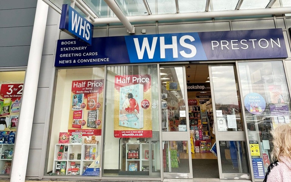 WHSmith has changed its sign to read 'WHS'