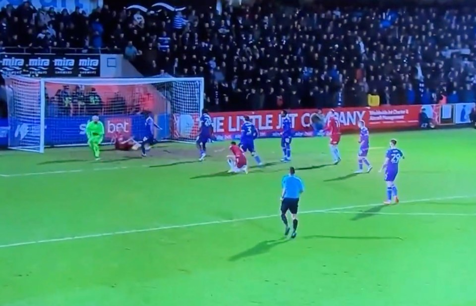 David Button scored a comical own goal for Reading against Cheltenham