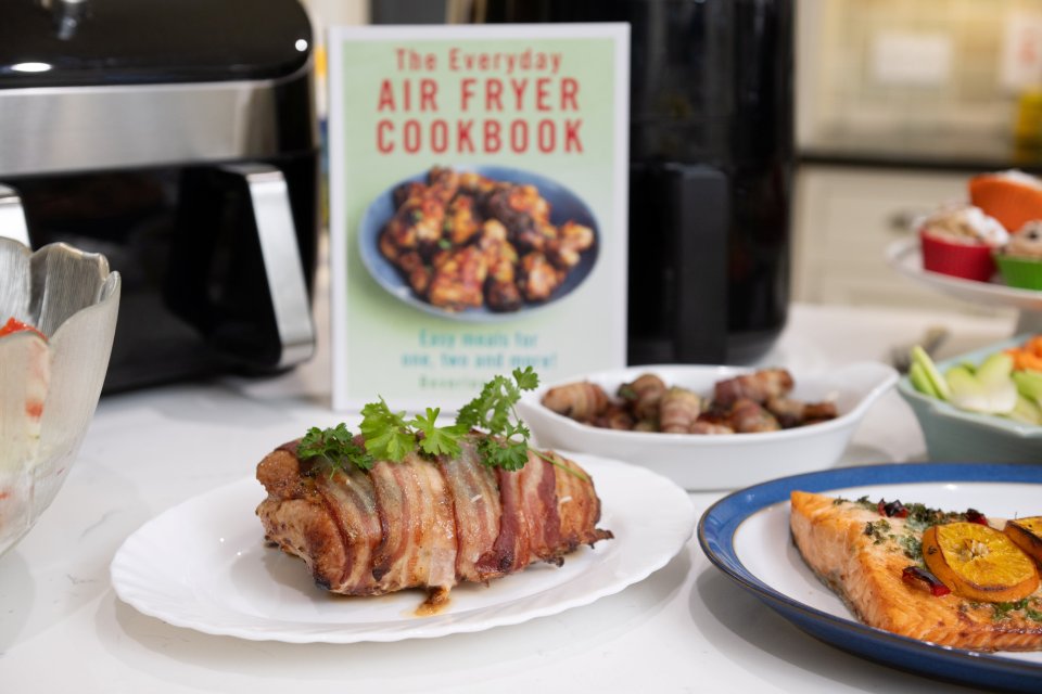 The wanna-be chef has even written a air fryer cook book and hopes to write a second