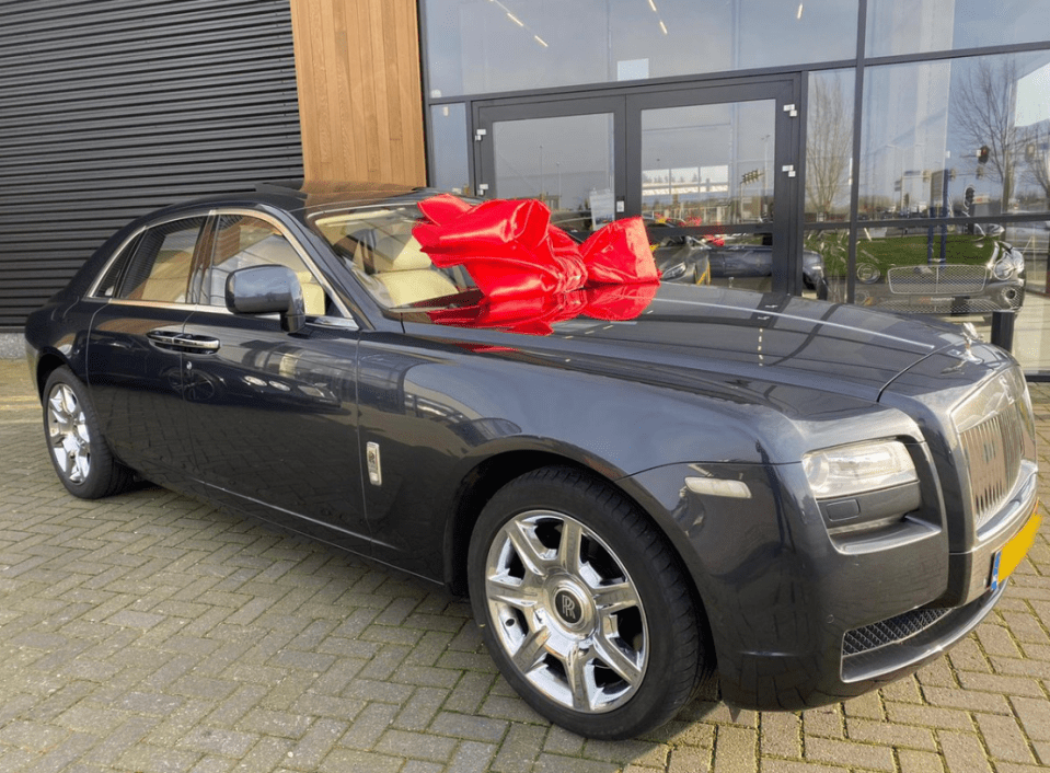 Van Gerwen’s most lavish purchase was a Rolls-Royce