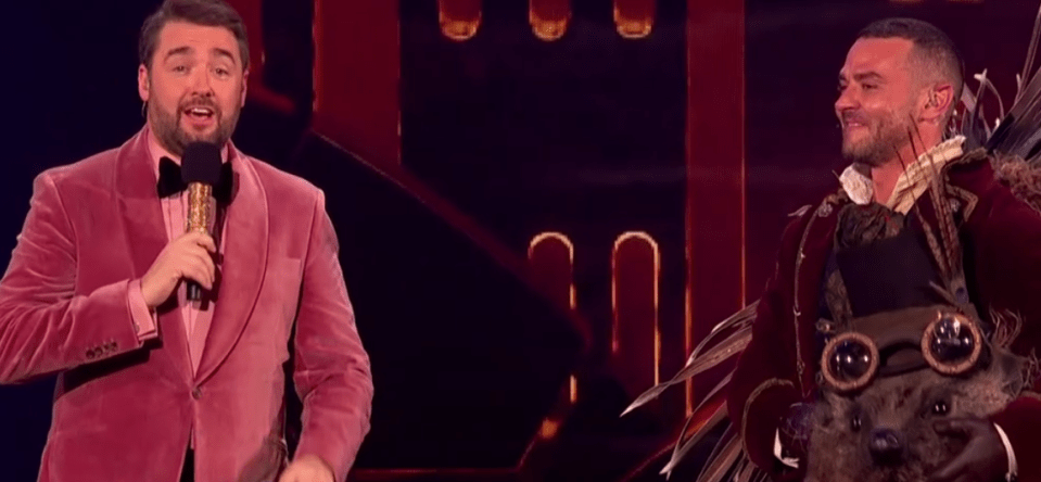 Matt Willis was unmasked in a Masked Singer special segment