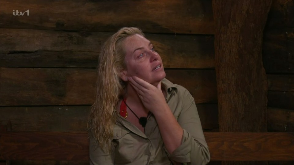 Josie Gibson was reduced to tears during I’m A Celebrity on Friday