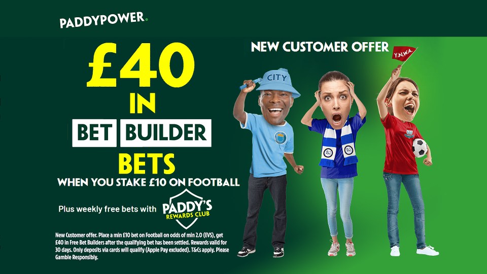 Get £40 free bets & 25/1 Bet Builder tip for Aston Villa vs Man Utd