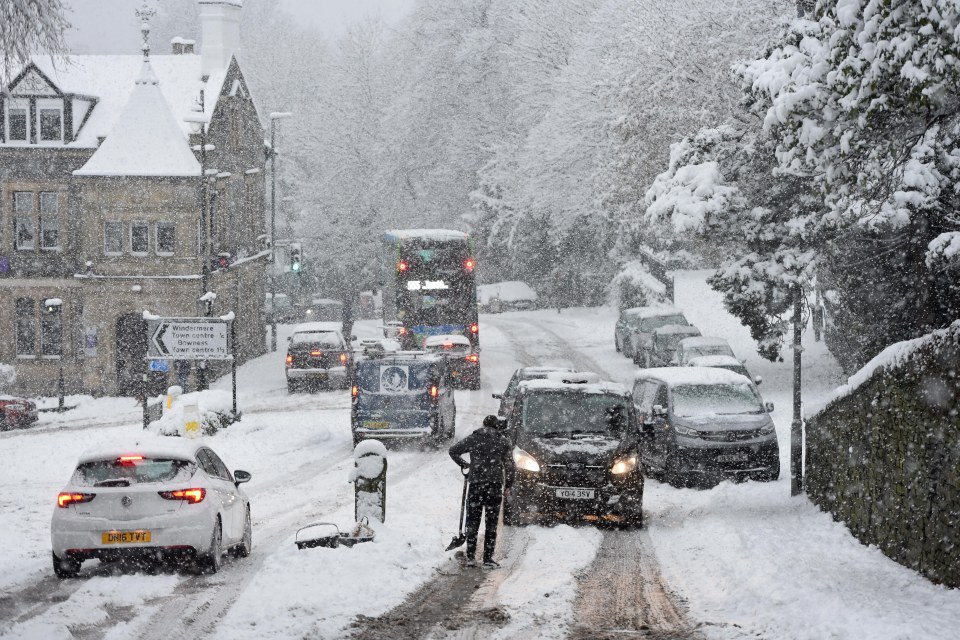 Cumbria Police urged drivers to stay at home unless their journeys were necessary