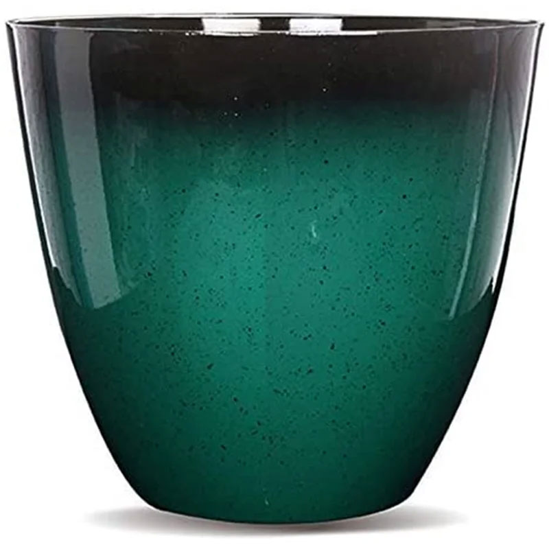 This gorgeous glossy pot from Wayfair would look great outside or indoors