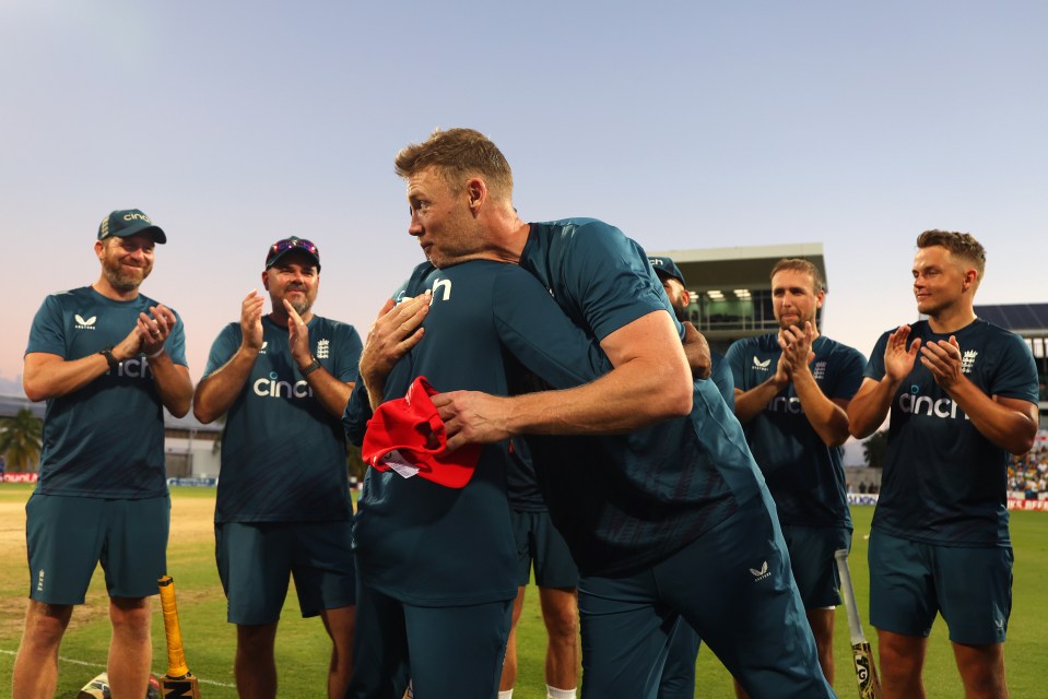 The 2005 Ashes hero warmly greeted Adil Rashid