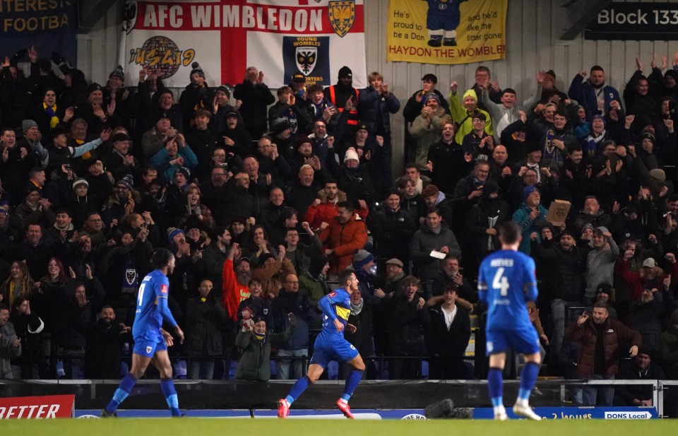 Laura Woods and Ahmed Nur watched AFC Wimledon thump Ramsgate 5-0