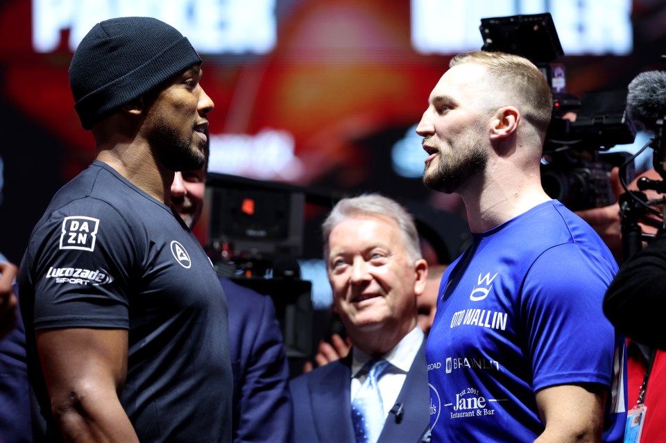 Anthony Joshua has been warned he may have bitten off more than he can chew with Otto Wallin