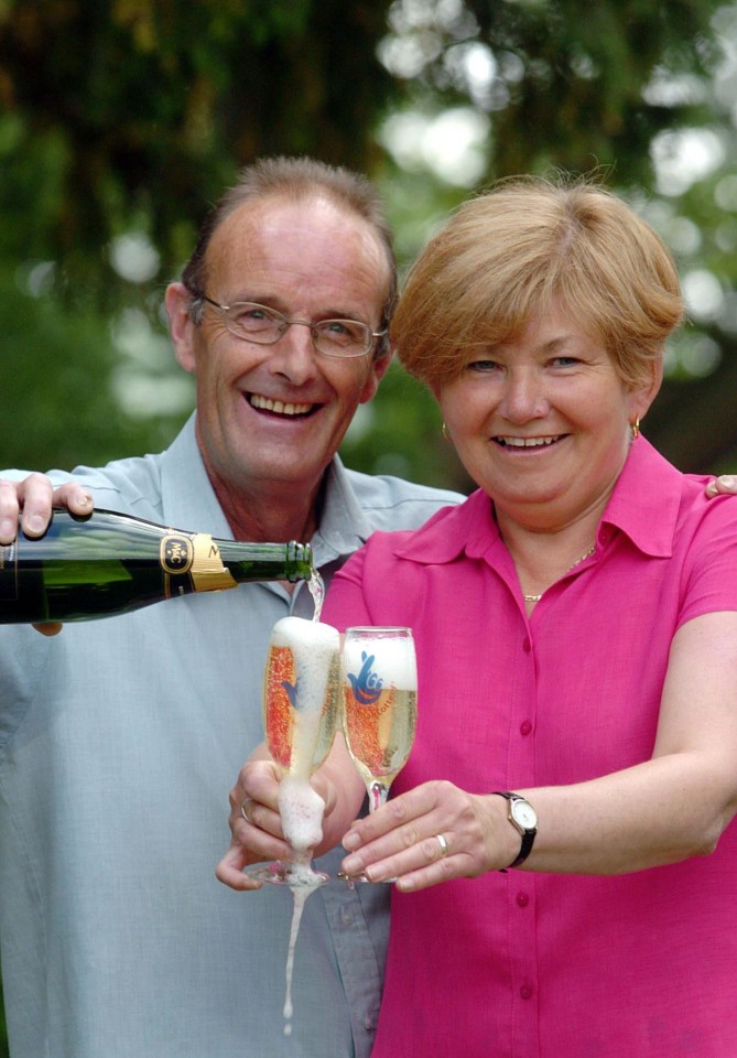 Keith Gough and wife Louise sadly divorced after the win