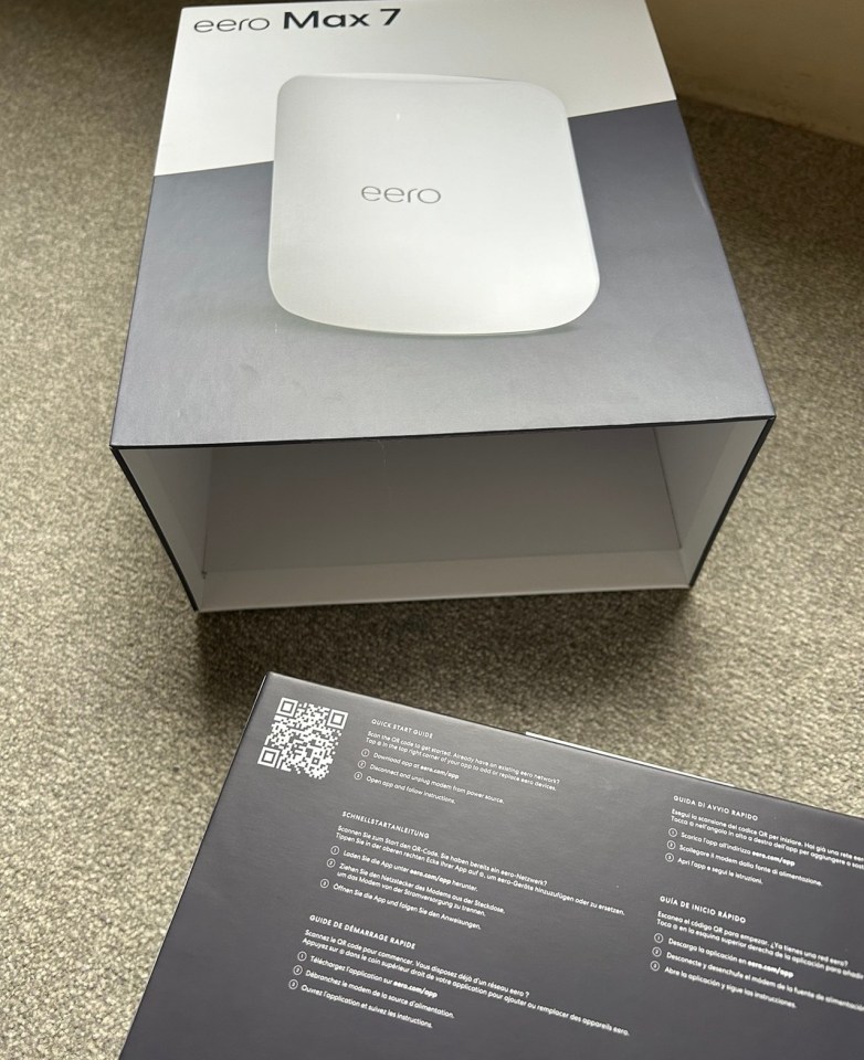 A QR code on the box - that you can scan with your smartphone camera - whisks you away to Eero's app which has east-to-understand instructions