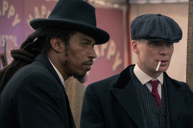 Benjamin with Cillian Murphy in BBC hit Peaky Blinders