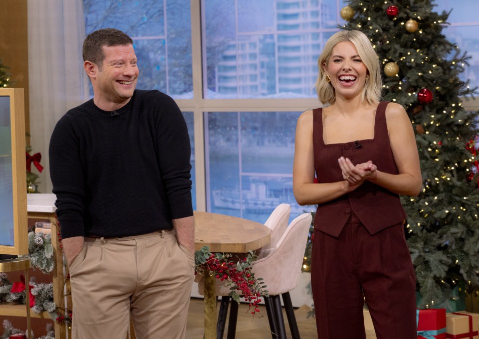 Mollie King, with Dermot O'Leary, was one of the presenters on trial