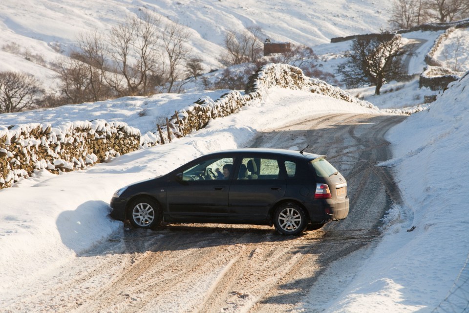 Today has been branded "ice rink Monday" for drivers