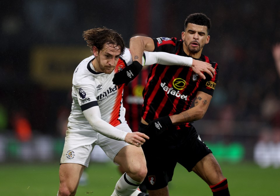 Lockyer had been in action for Luton against Bournemouth