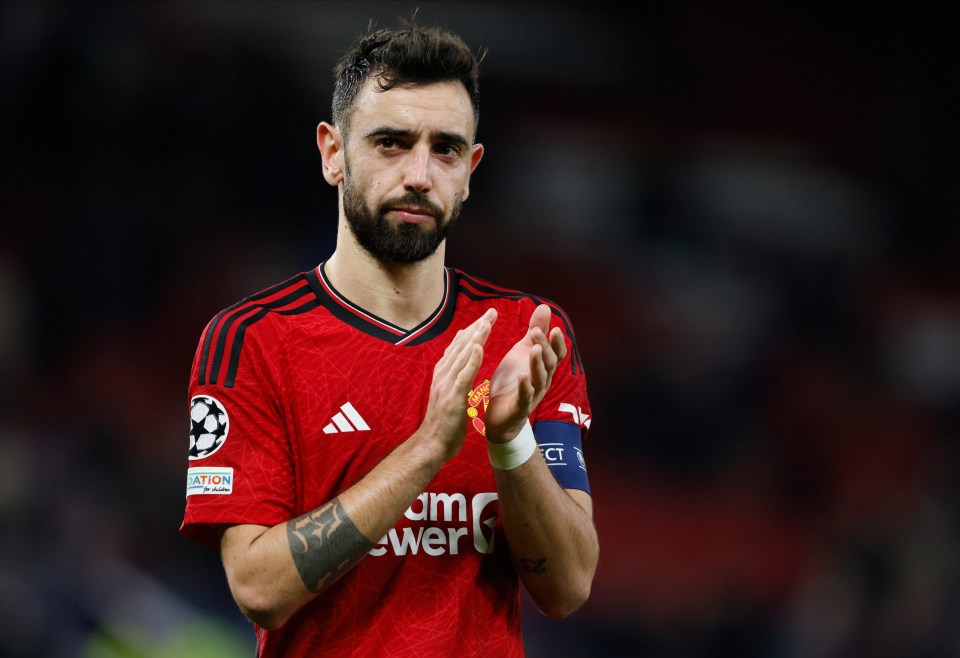 Skipper Bruno Fernandes was left on the verge of tears after last night's game