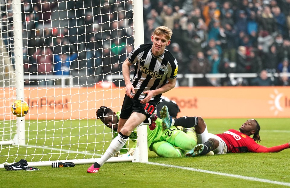 Anthony Gordon proved to be the difference maker for Newcastle