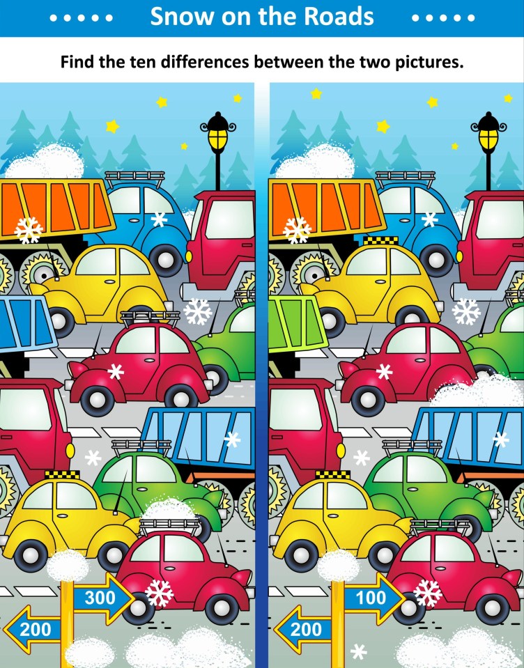 Can you see the 10 differences between these two images?