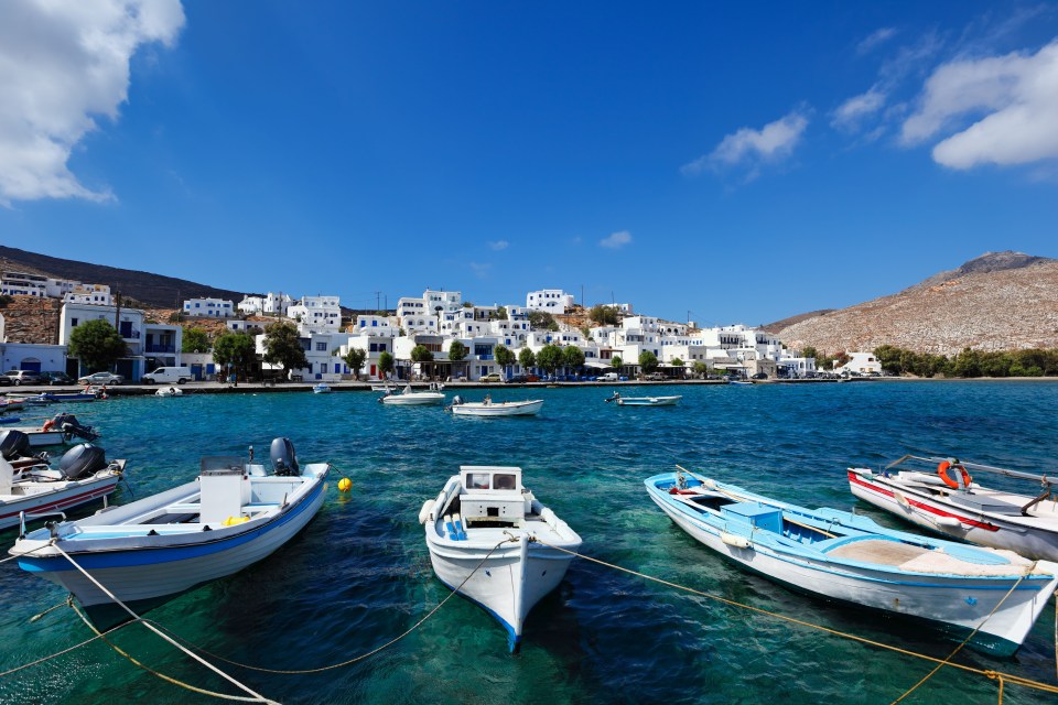 Holidaymakers can reach Tinos on a ferry from Athens,