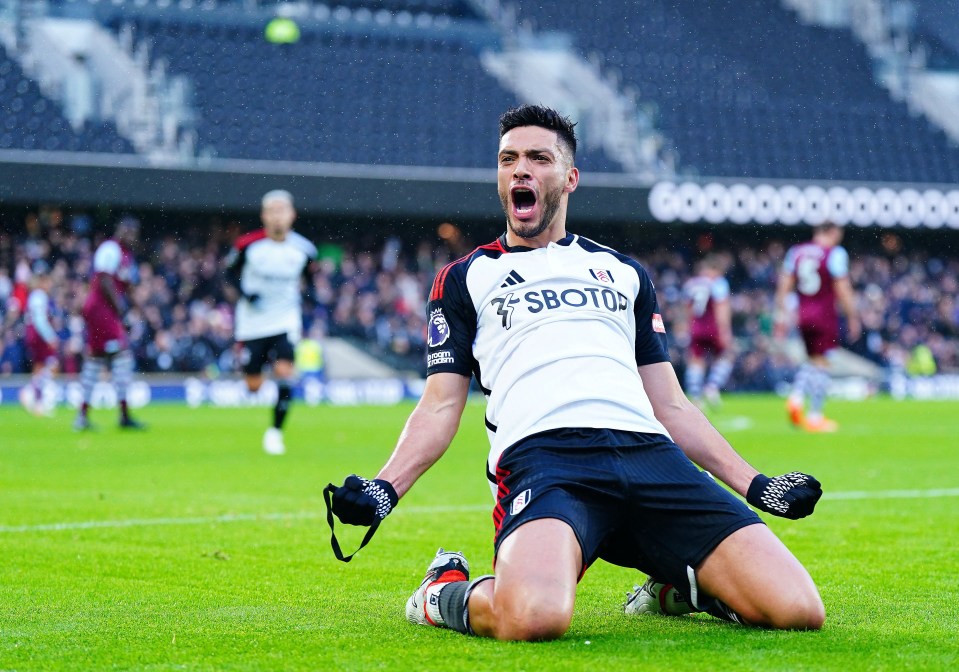 Fulham star Raul Jimenez scored his fourth goal in five Premier League matches