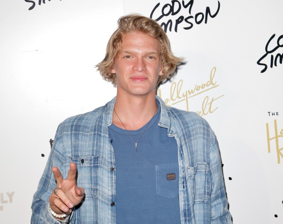 Cody Simpson at the party for his album launch in 2015