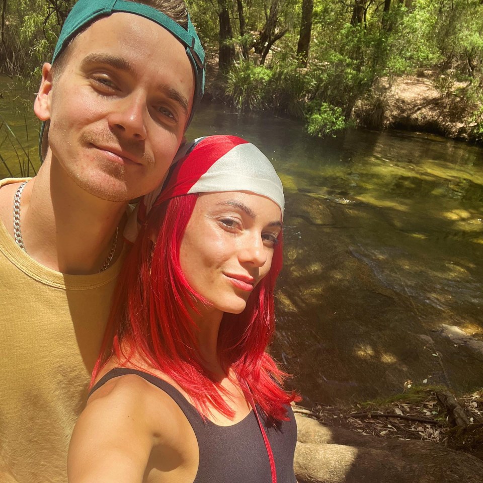 Dianne Buswell and Joe Sugg on holiday in Australia