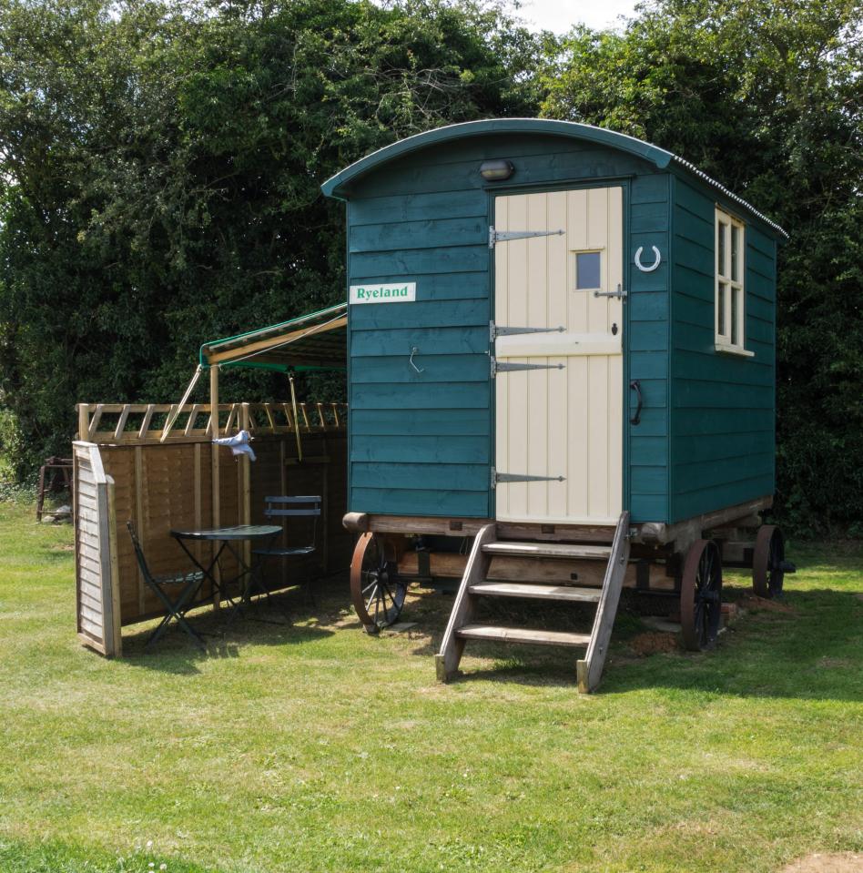 Prince George has his own luxury shepherd's hut at Highgrove. File photo used