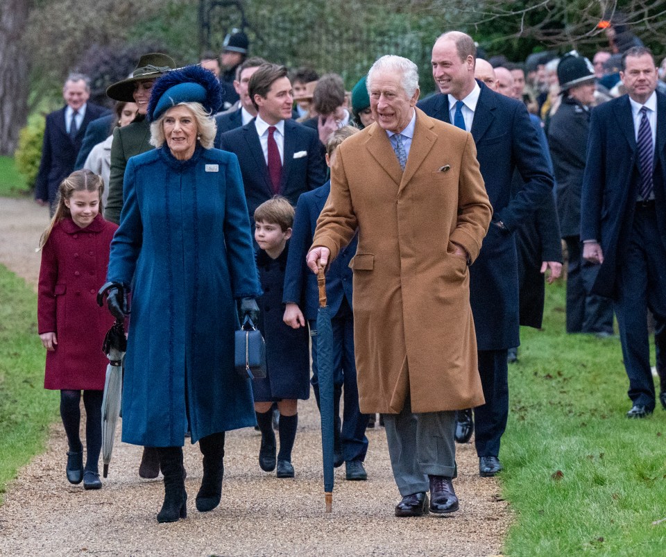 The royals attend a church service at Sandringham every Christmas