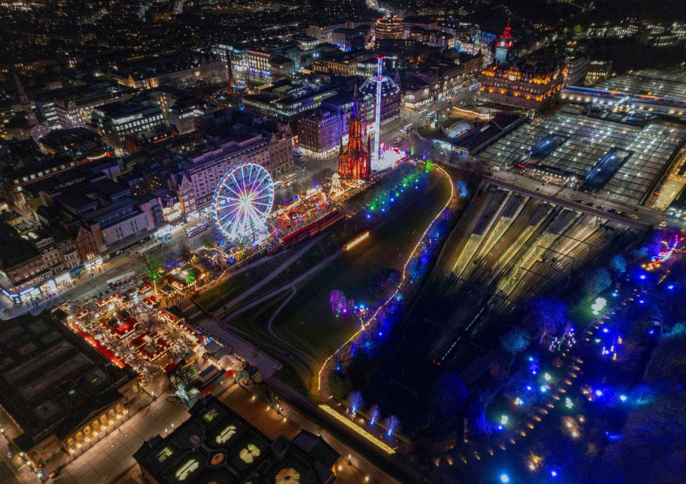 Edinburgh Christmas market boasts 70 stalls with food and drink