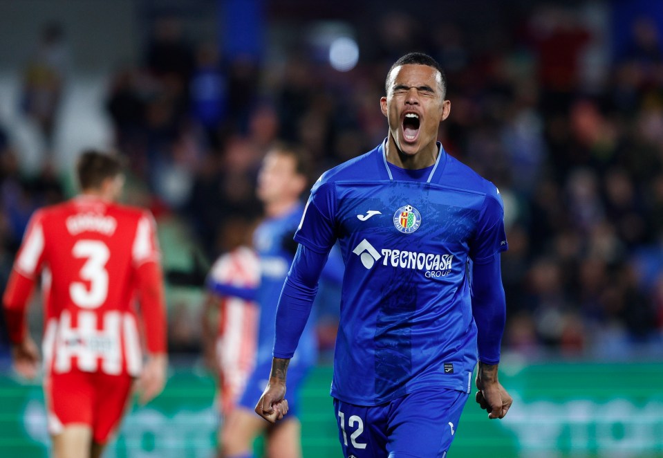 Greenwood has impressed on the pitch for Getafe, scoring four goals in 11 games