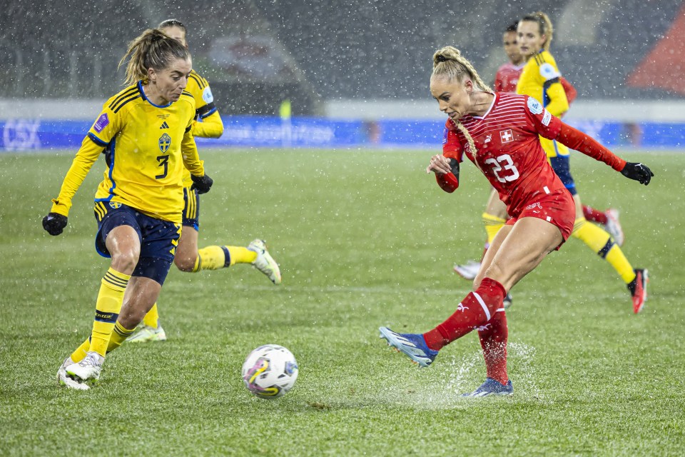 Alisha Lehmann helped Switzerland to beat Sweden on Friday