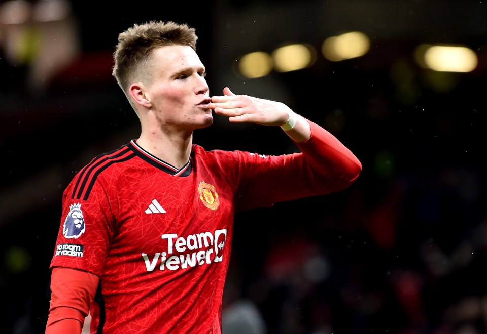 McTominay was the star of the night as he scored both goals in their 2-1 victory