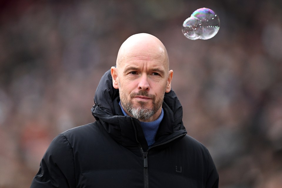 Erik ten Hag suggested Man Utd are not 'top'