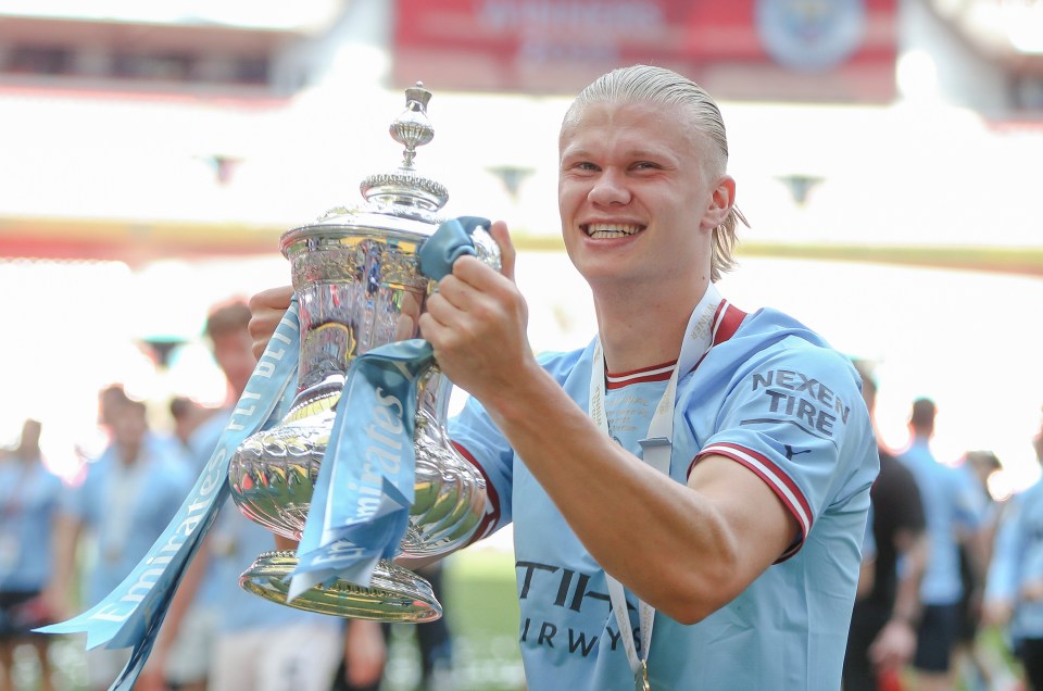 Erling Haaland helped Manchester City win the 2023 final