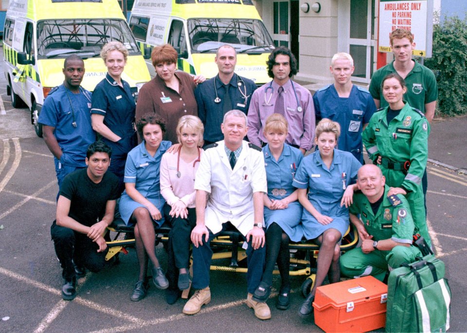 The full cast of BBC’s Casualty in costume