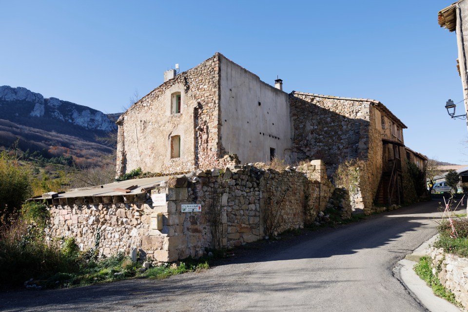 Alex lived in this dilapidated cottage high up in the foothills of the Pyrenees with his grandfather and mother