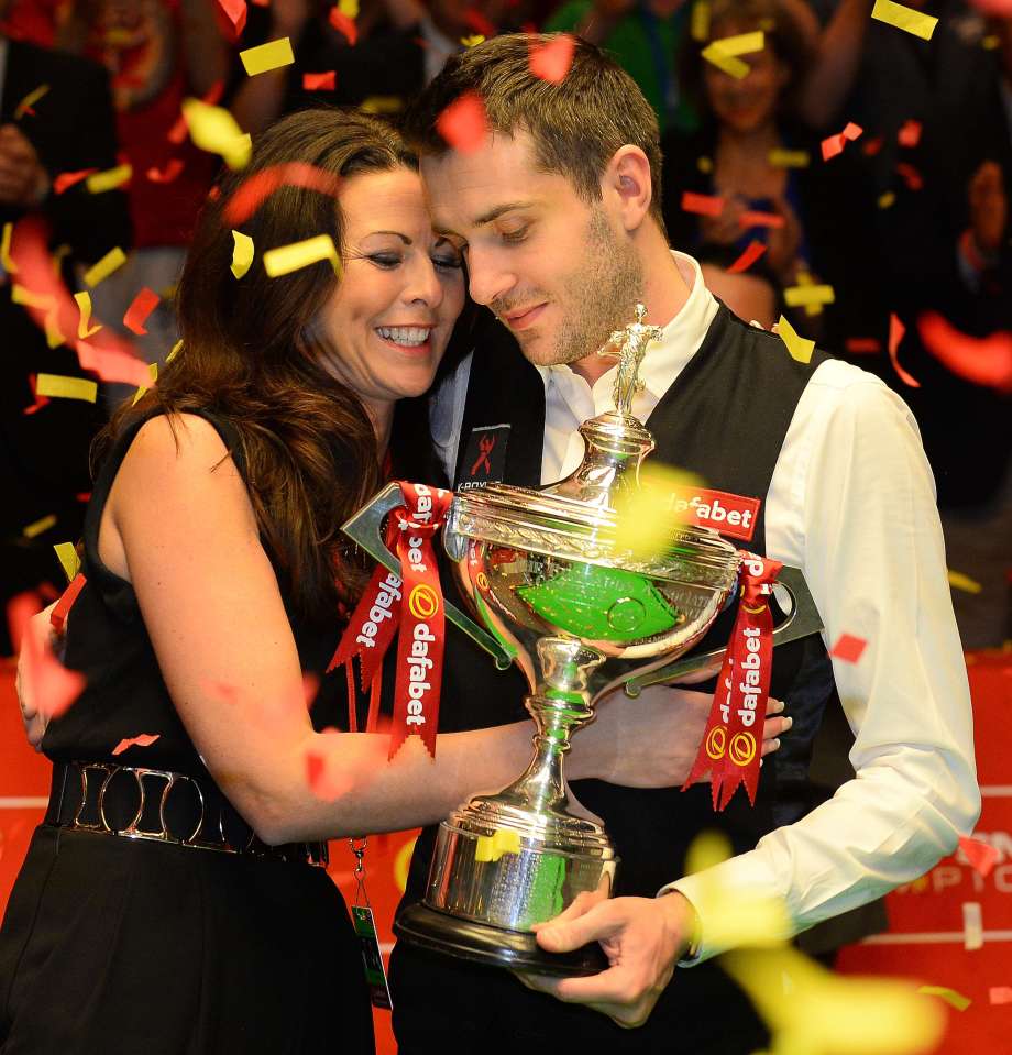 Vikki competed in two snooker tournaments before meeting Mark