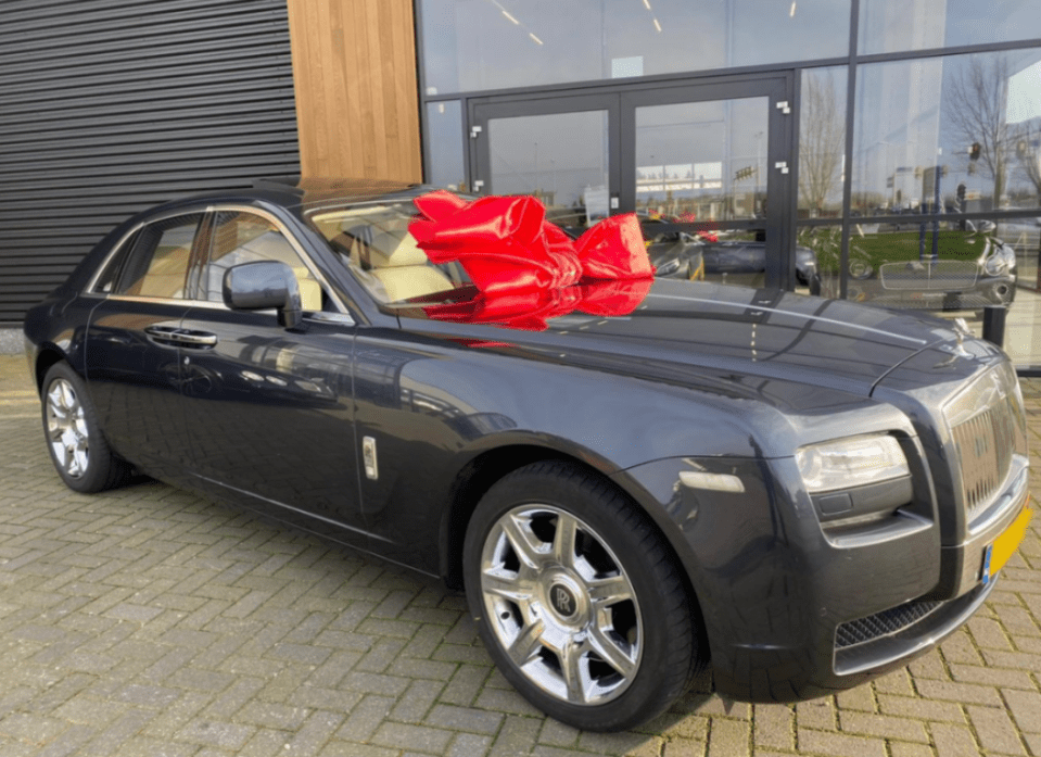 Michael van Gerwen splashed out on a Rolls Royce