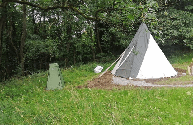 She had been ordered to tear down her development in Cressbrook Dale, Derbyshire