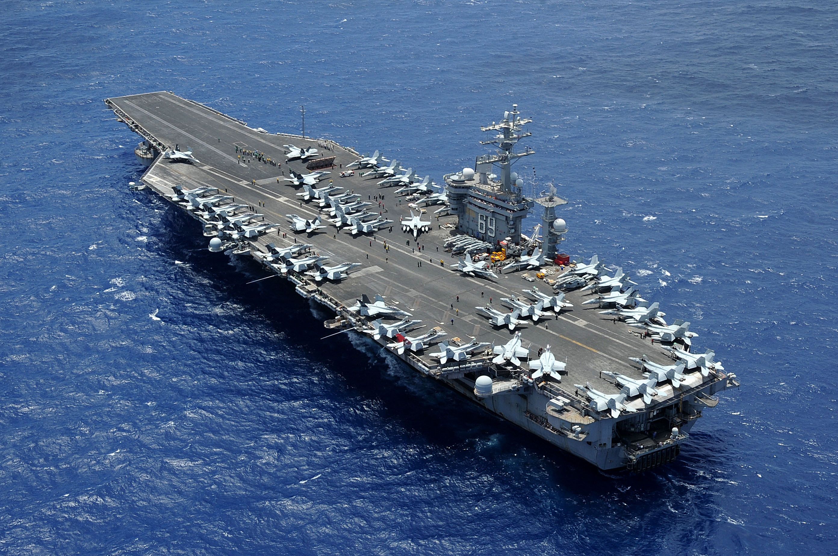 USS Dwight D. Eisenhower was involved in today's sinking of three Houthi ships